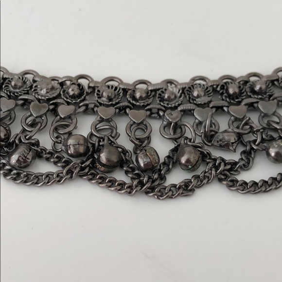 BELT NWOT UNIQUE METAL BELT (COLOR IS GUNMETAL) - Picture 5 of 7